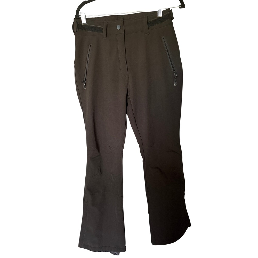 Snow Pants Womens 6 Short BlackFleece Lined Ski 33000 feet